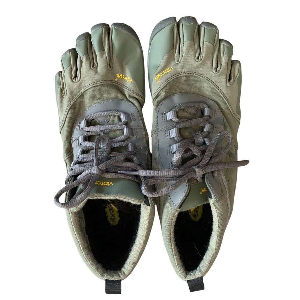 Vibram FiveFingers V-Trek Insulated Women 9-9.5 Green Barefoot Gorpcore Hiking